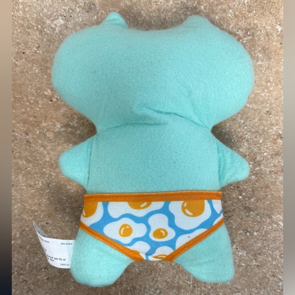 Fuggler Budgie GapTooth McGoo Plush Funny Ugly Monster Teeth Egg Undies 9” - Picture 5 of 6